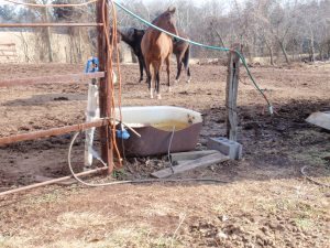 Why Our Drinkers Are The Best before-installing-new-automatic-waterer-into-horse-arena